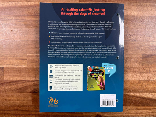 MB Adventures in Creation Level 1 Lets Talk Science (Good)