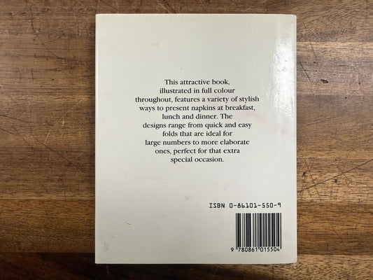 The Miniature Book of Napkin Folding (HC, VG)