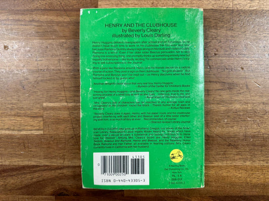 Henry & the Clubhouse (Henry Huggins) - Beverly Cleary