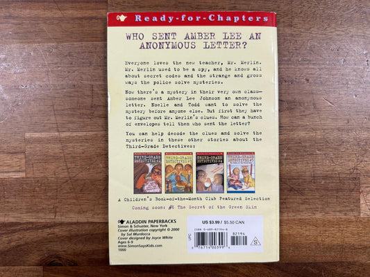 Clue of the Left-Handed Envelope 3rd Gr Detectives #1 (VG)