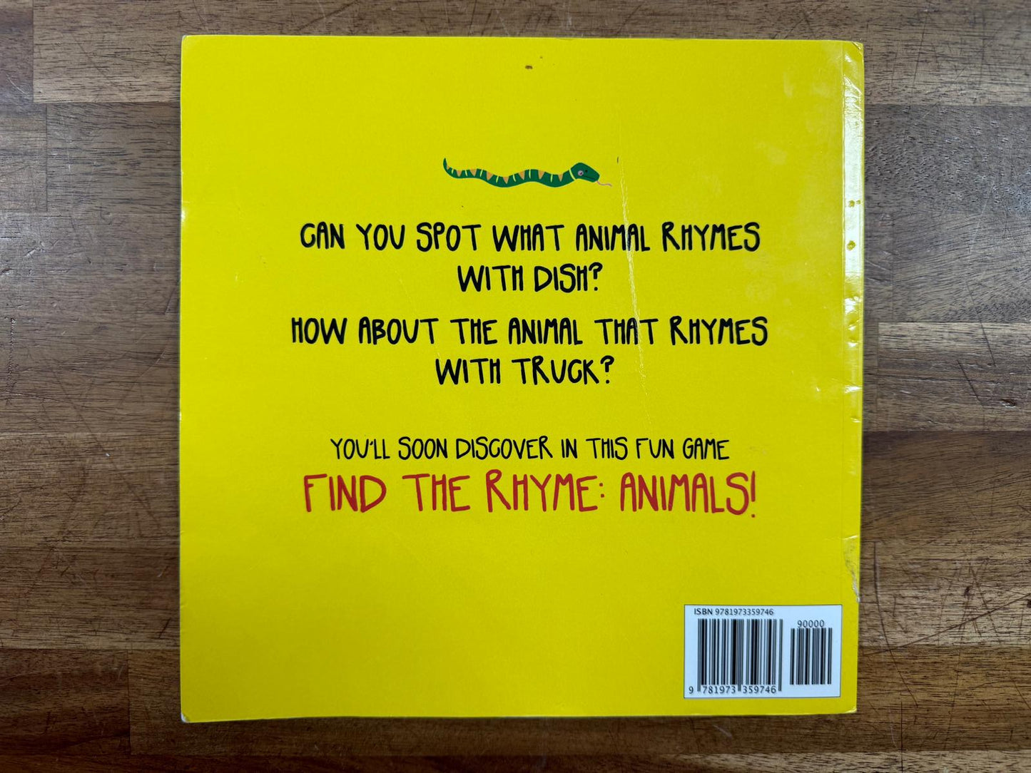 Find the Rhyme Animals: Fun Puzzle Game for 3-5 Yr (Good)