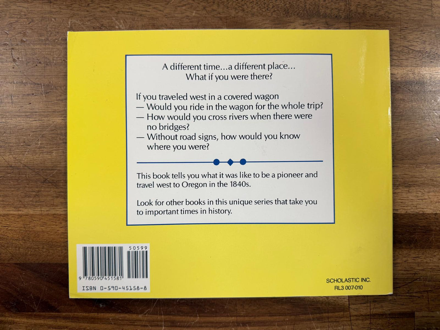 Scholastic If You Traveled West in a Covered Wagon (VG)