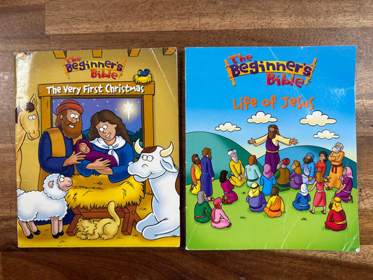 The Beginner's Bible Lot: Very First Christmas + Life of Jesus