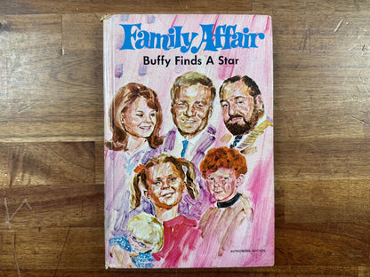 Family Affair Buffy Finds a Star Gladys B. Bond 1970 Vtg (HC, VG)