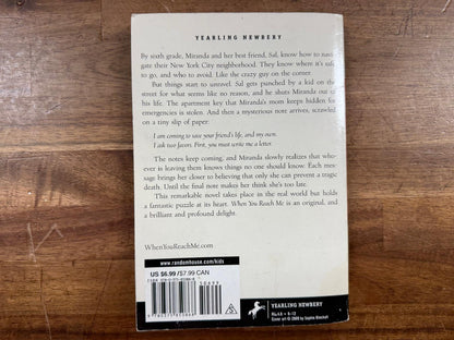 When You Reach Me (Yearling Newbery) - Rebecca Stead