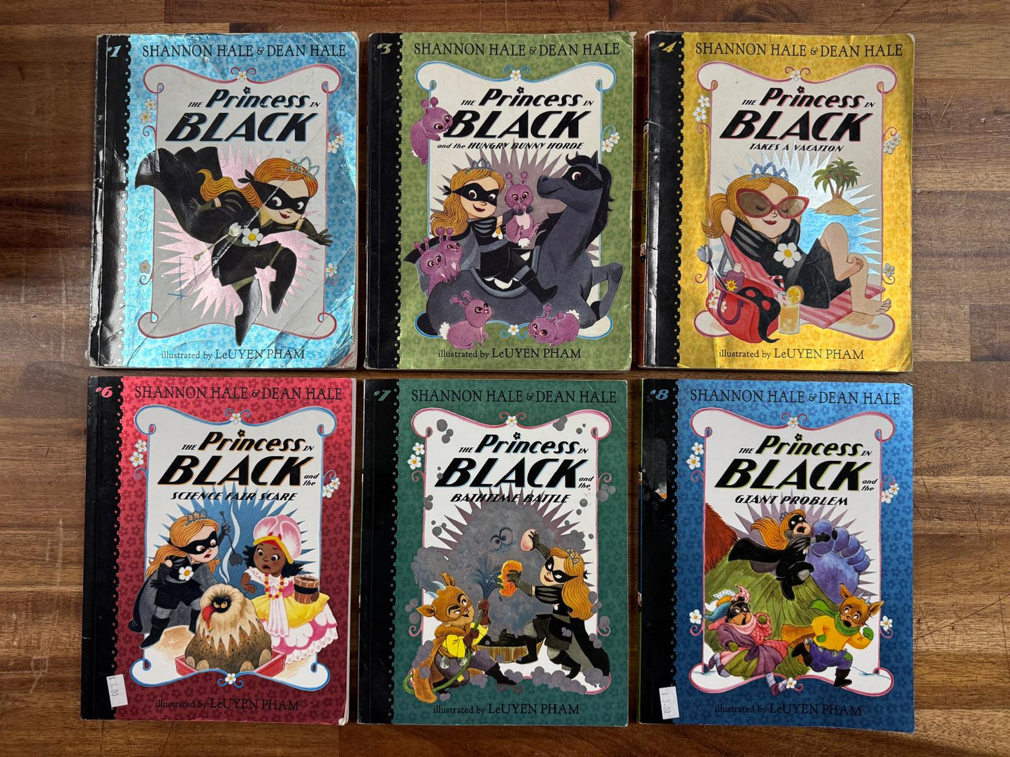 The Princess in Black Ser. Lot 6: #1, 3, 4, 6, 7, 8 (Good)
