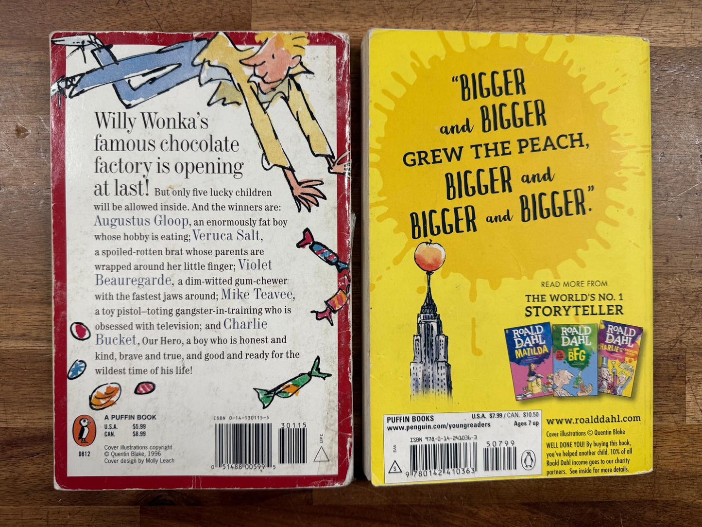 Roald Dahl Books Lot 4 Illustrated by Blake (see descriptions)