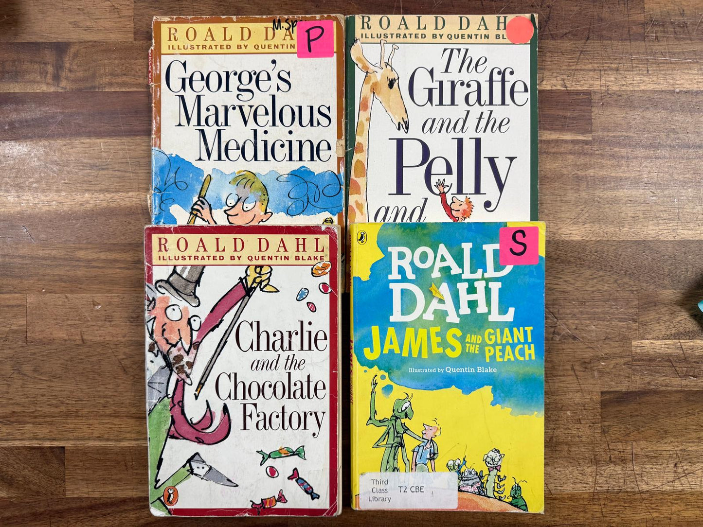 Roald Dahl Books Lot 4 Illustrated by Blake (see descriptions)