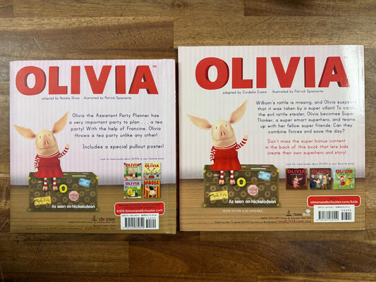 OLIVIA Lot of 2 (Olivia TV Tie-in) - Cordelia Evans (HC, VG)