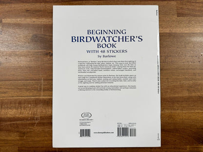 Beginning Birdwatcher's Book with 48 Stickers (VG)