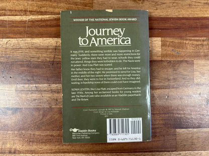 Journey to America - Sonia Levitin (Good & Clean)