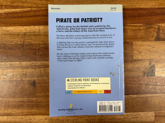 John Paul Jones: The Pirate Patriot - Armstrong Sperry (VG)