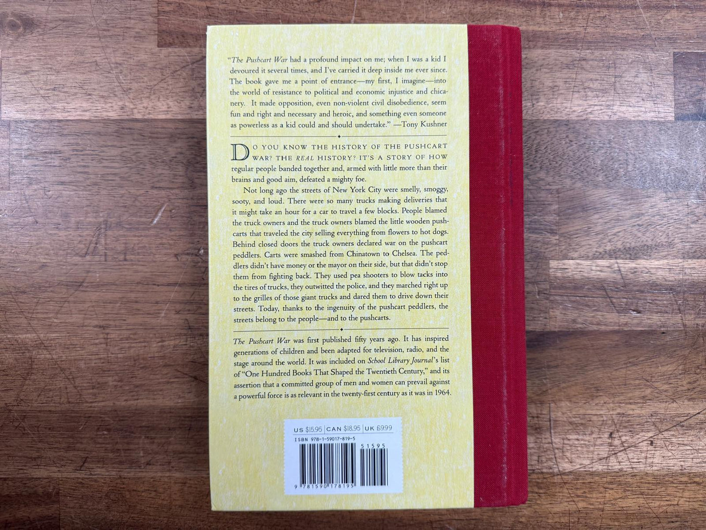The Pushcart War: 50th Anniversary Edition (HC, VG)
