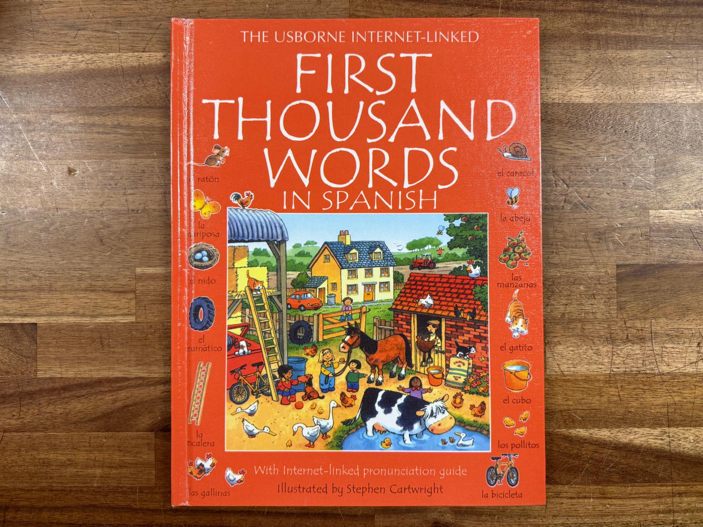Usborne Internet-linked first thousand words in Spanish (HC, VG)