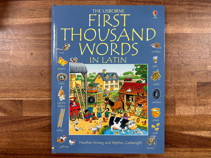 The Usborne First Thousand Words in Latin (HC, VG)