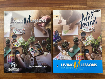 MB Living Art Lessons Text & Artist Journal SET (VG)