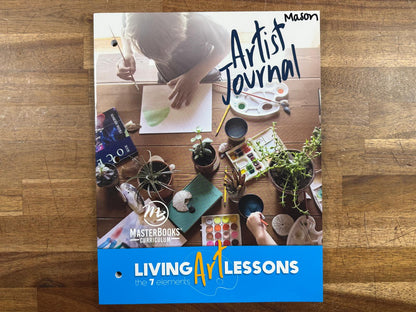 Master Books Living Art Lessons Artist Journal (VG)