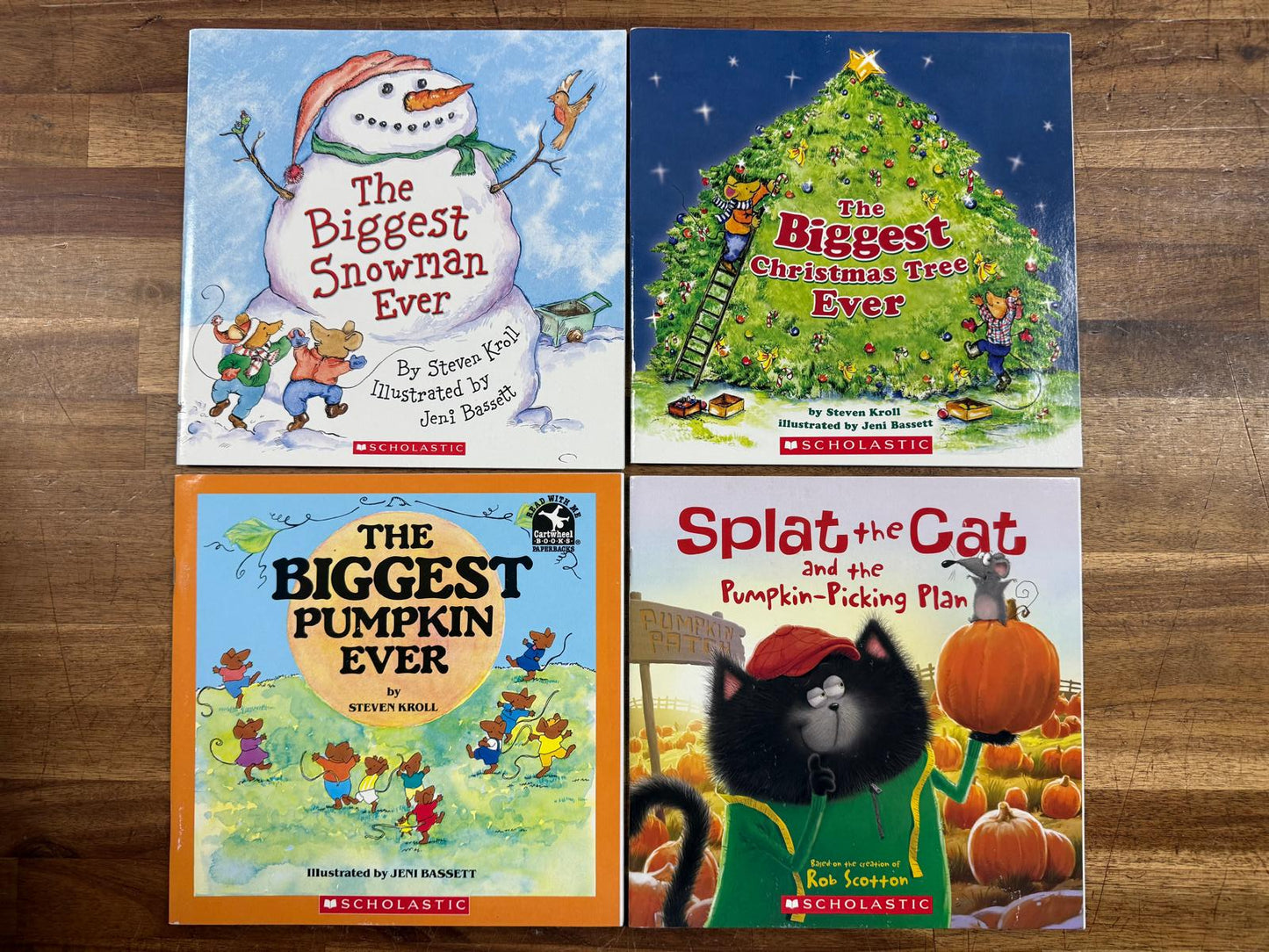 Scholastic Childrens Book Lot 4 The Biggest... Ever + more (VG)