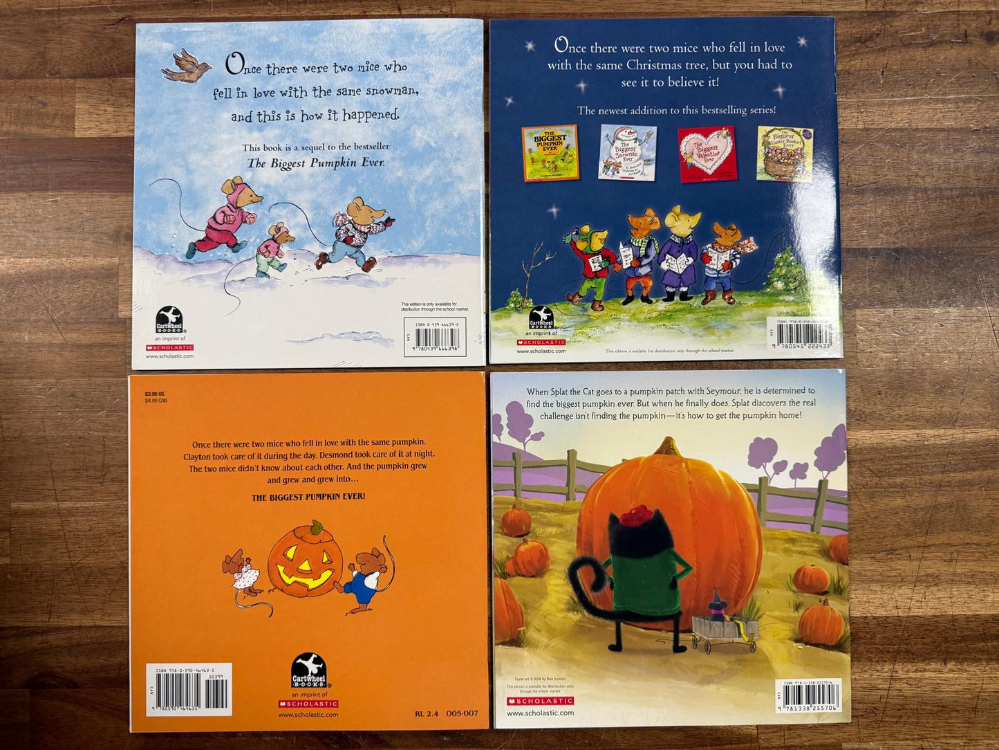 Scholastic Childrens Book Lot 4 The Biggest... Ever + more (VG)