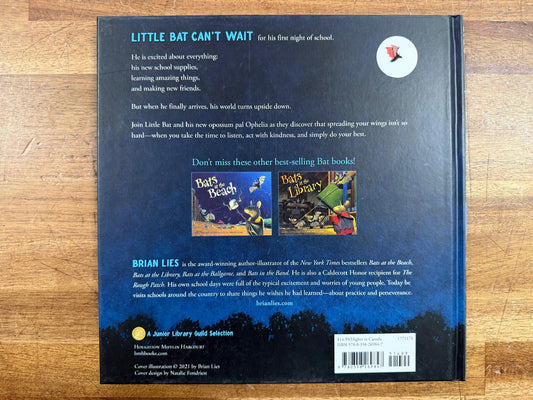 Little Bat in Night School - Brian Lies (HC, VG)