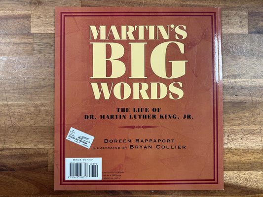 Martin's Big Words: Life of Dr Martin Luther King Jr (Caldecott)