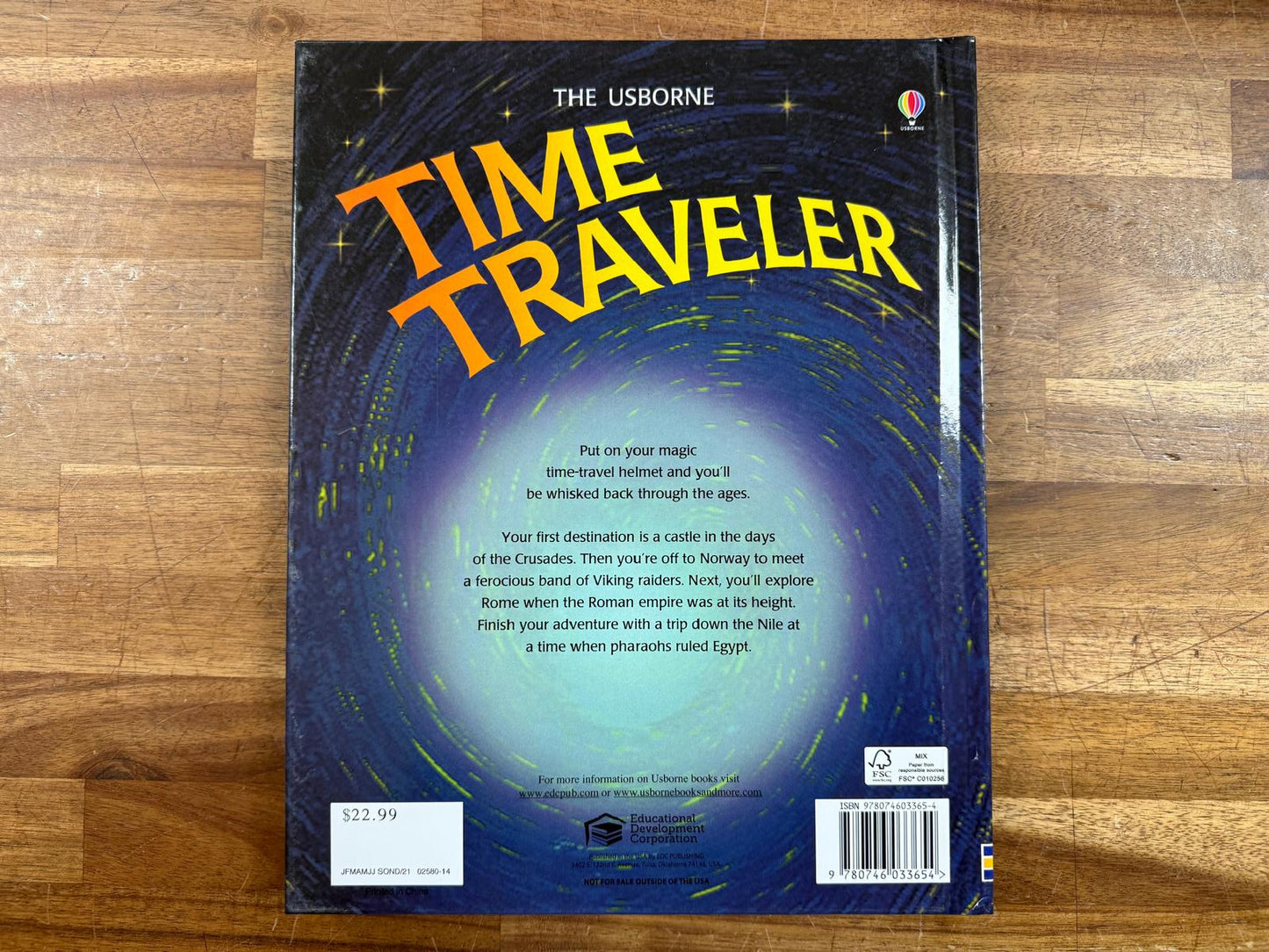 Usborne Time Traveler - Judy Hindley (HC, VG)