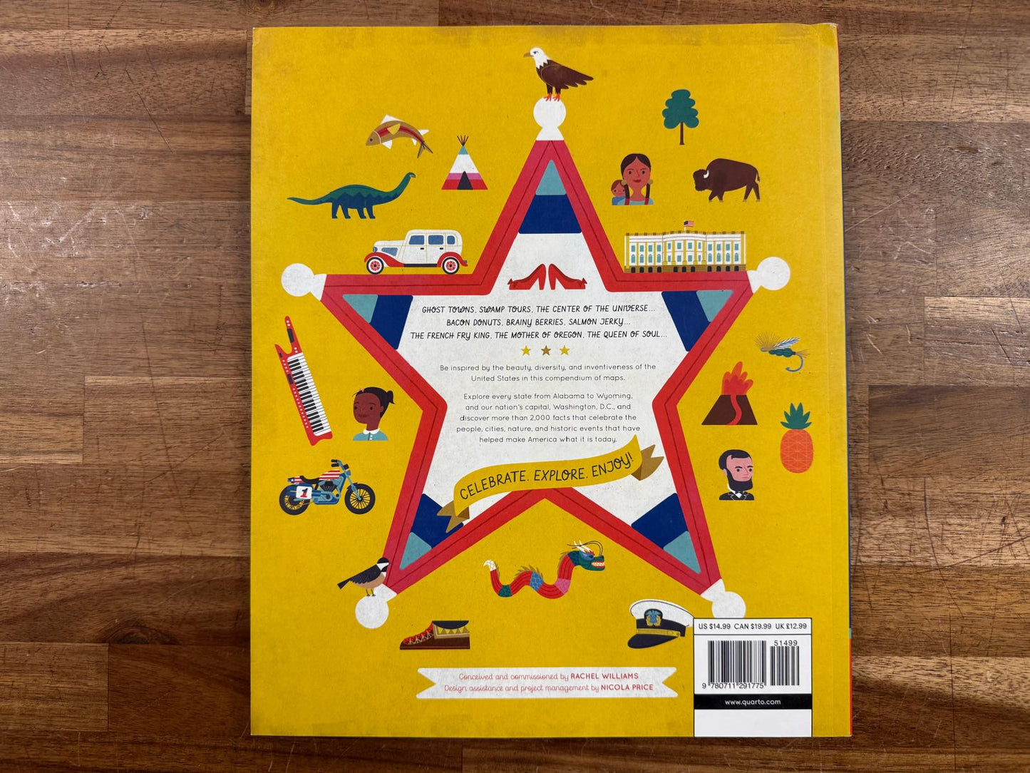 The 50 States: Explore the USA w 50 fact-filled maps (VG)