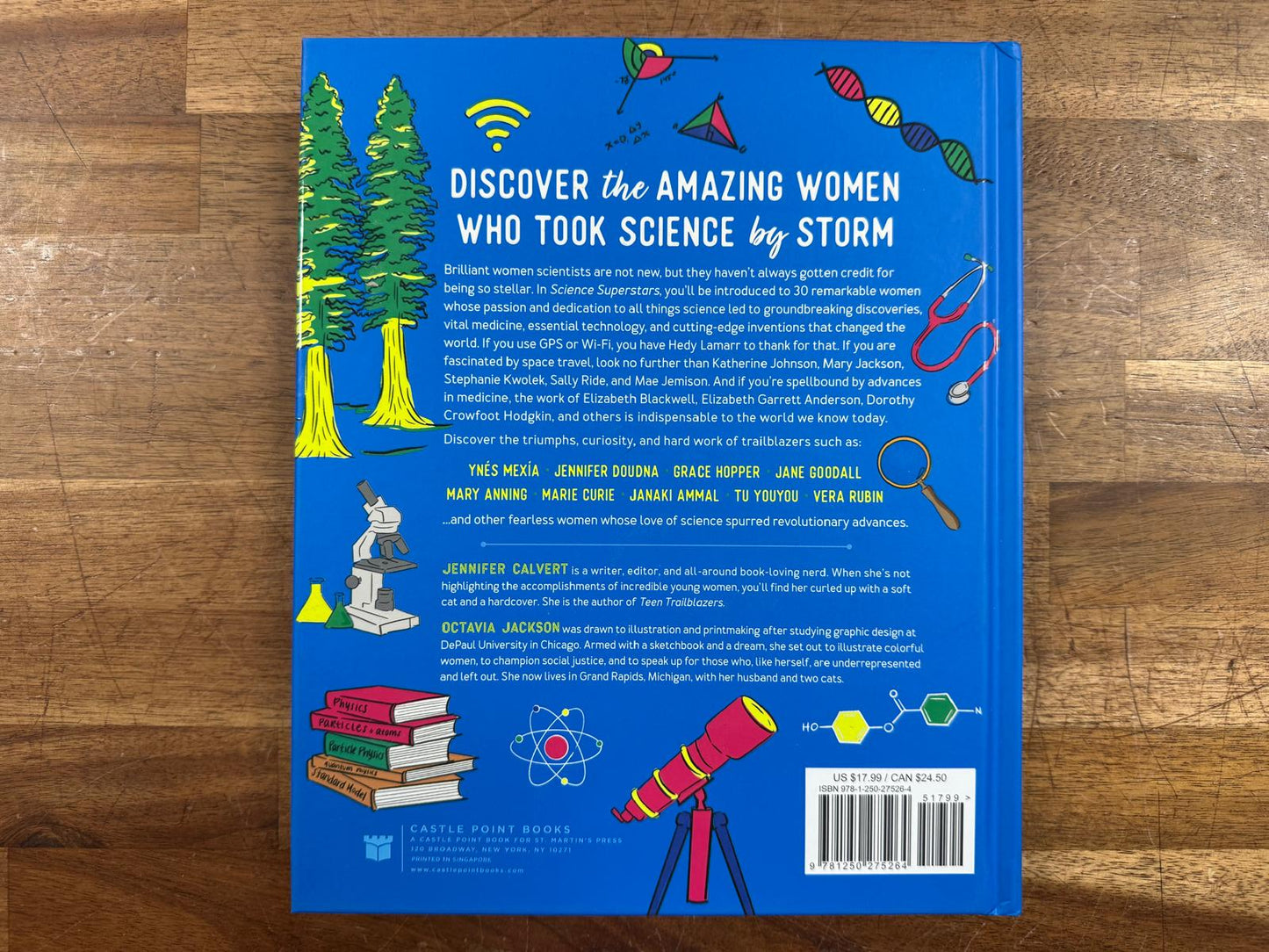 Science Superstars 30 Brilliant Women Who Changed World (HC, VG)