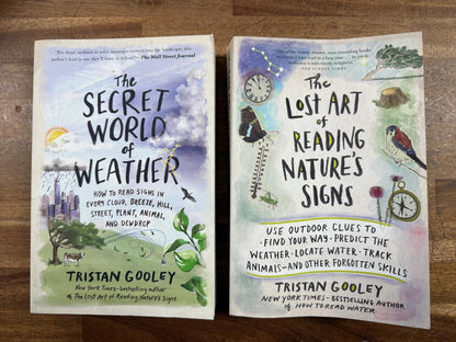 Read Signs in Nature Book Lot of 2 (Good - See Description)