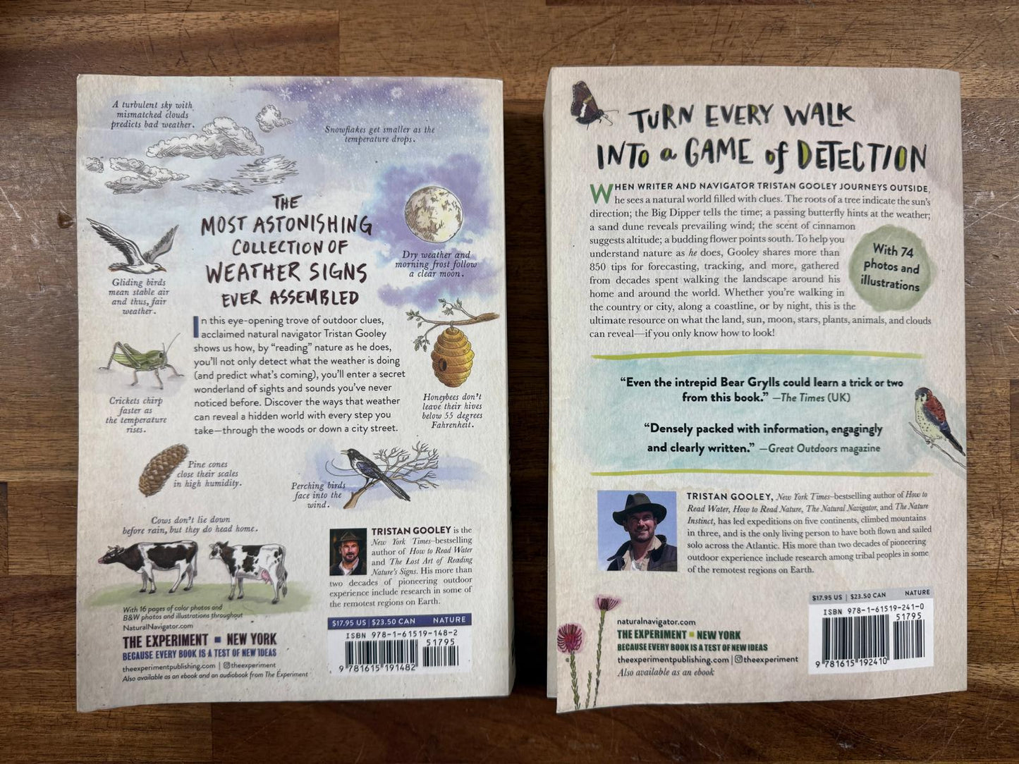 Read Signs in Nature Book Lot of 2 (Good - See Description)