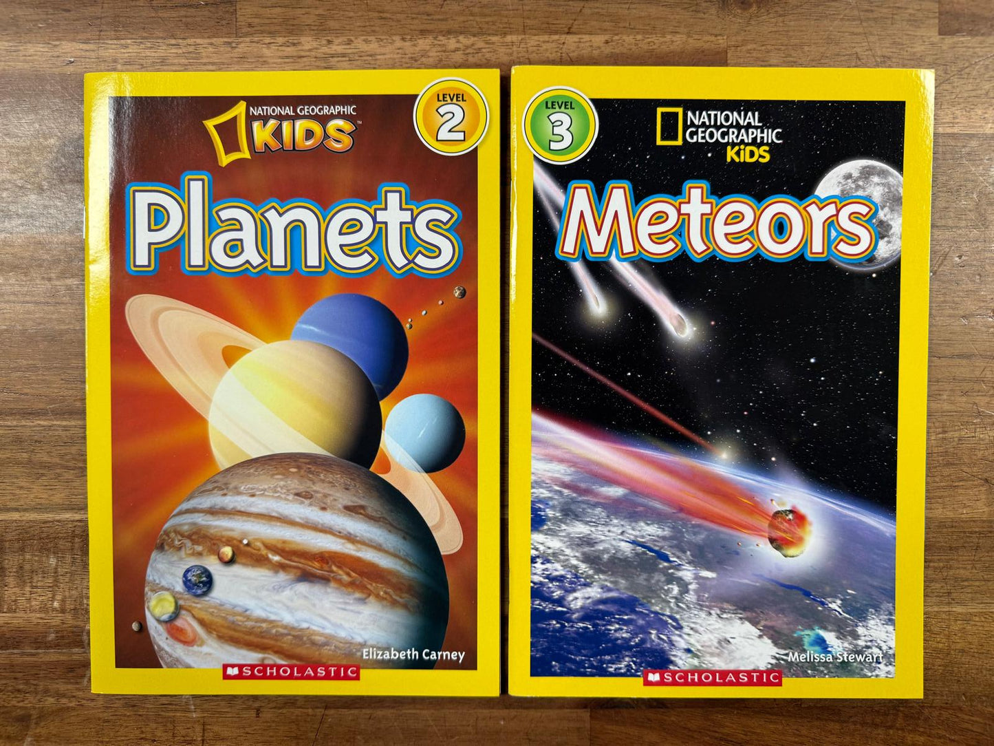 National Geo Kids Reader Lvl 2 & 3: Planets & Meteors (VG)