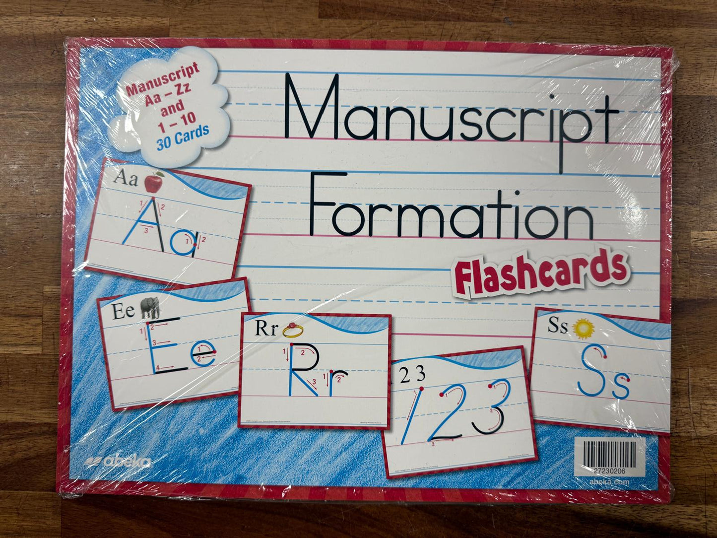 Abeka Manuscript Formation Flashcards (NEW)