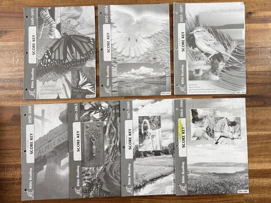 ACE PACE Bible Reading 4th Ed Score Key 1049-1069 Lot 7