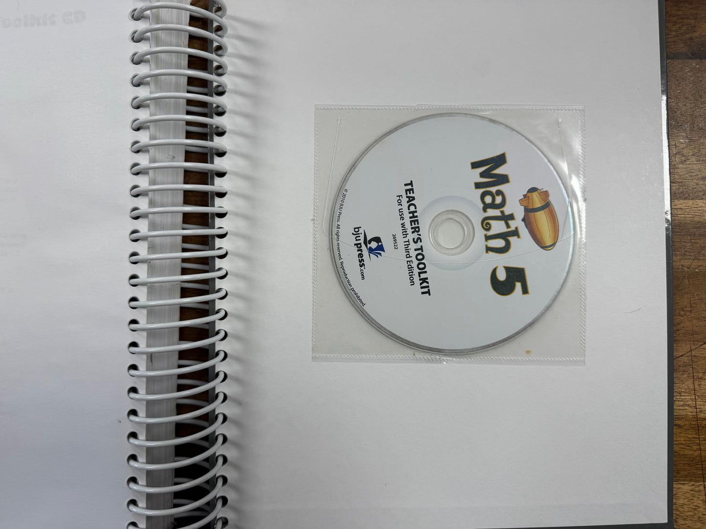 BJU Math 5 Teacher Edition 3rd Ed w CD + Test Answer Key