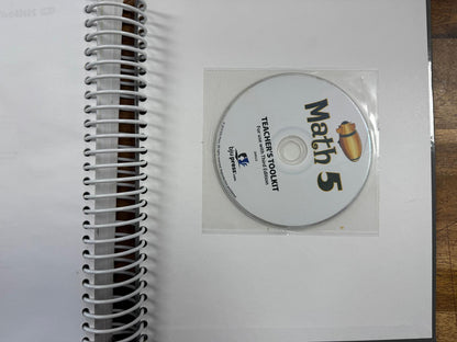 BJU Math 5 Teacher Edition 3rd Ed w CD + Test Answer Key