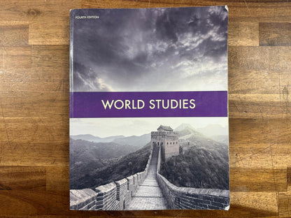 BJU World Studies Textbook 4th Ed Grade 7 (Good & Clean)