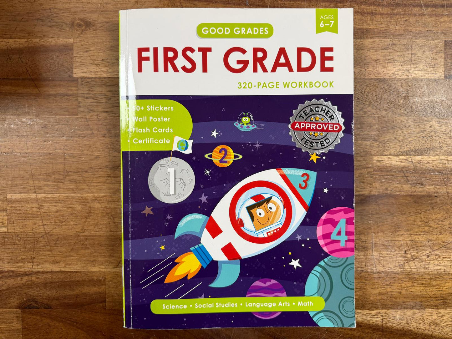 Good Grades First Grade Workbook Ages 6-7 (Acceptable)