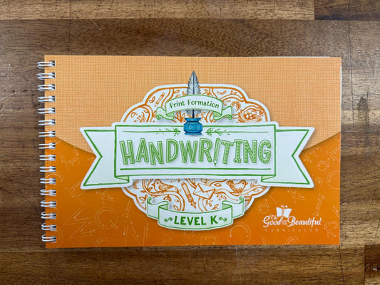 Good & Beautiful Handwriting Lvl K Print Formation 2025 (NEW)