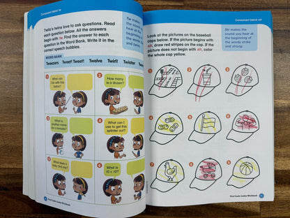 Scholastic First Grade Jumbo Workbook Ages 6-7 (Good)