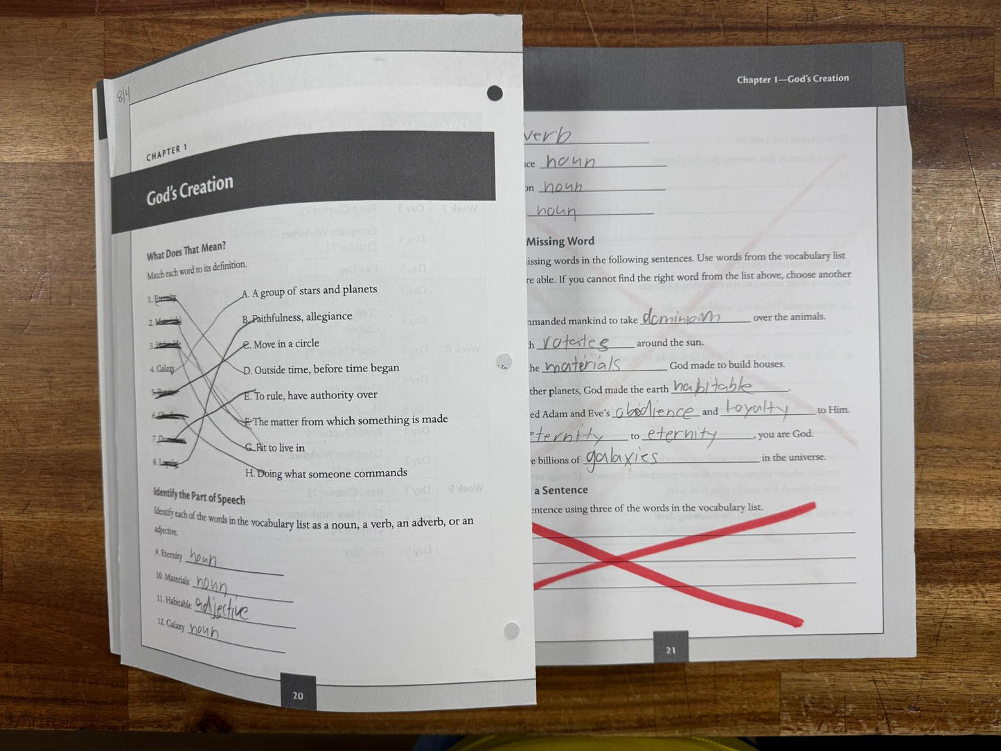 God's Big Story Level 5 Student Workbook (See Description)