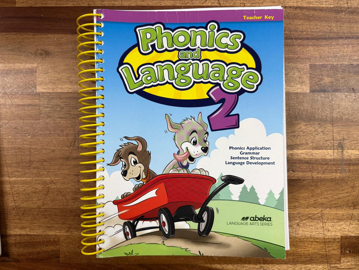 Abeka Phonics & Language 2 Worktext Teacher Key (VG)