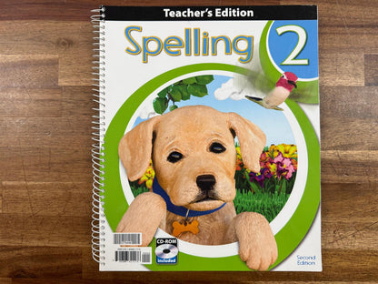 BJU Spelling 2 Second Ed Teacher Edition w CD (VG)