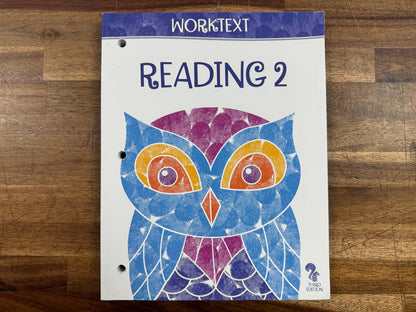 BJU Reading Grade 2 Student Worktext 3rd Edition (VG)
