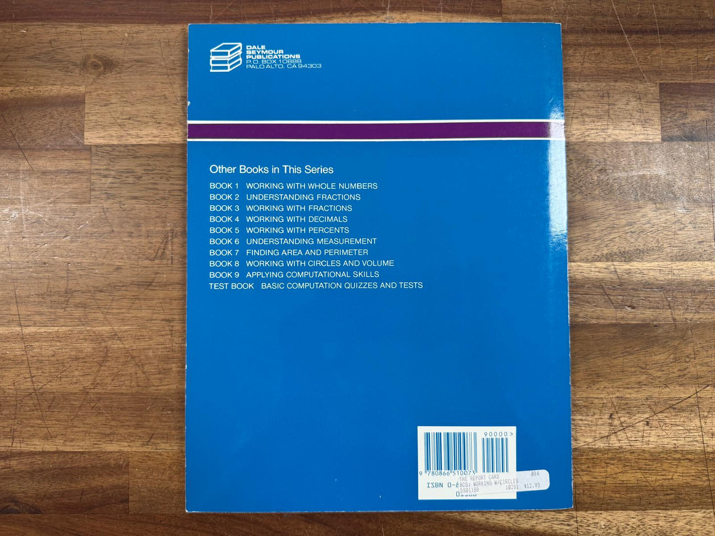 Working w Circles & Volume - Basic Computation Book 8 (VG)