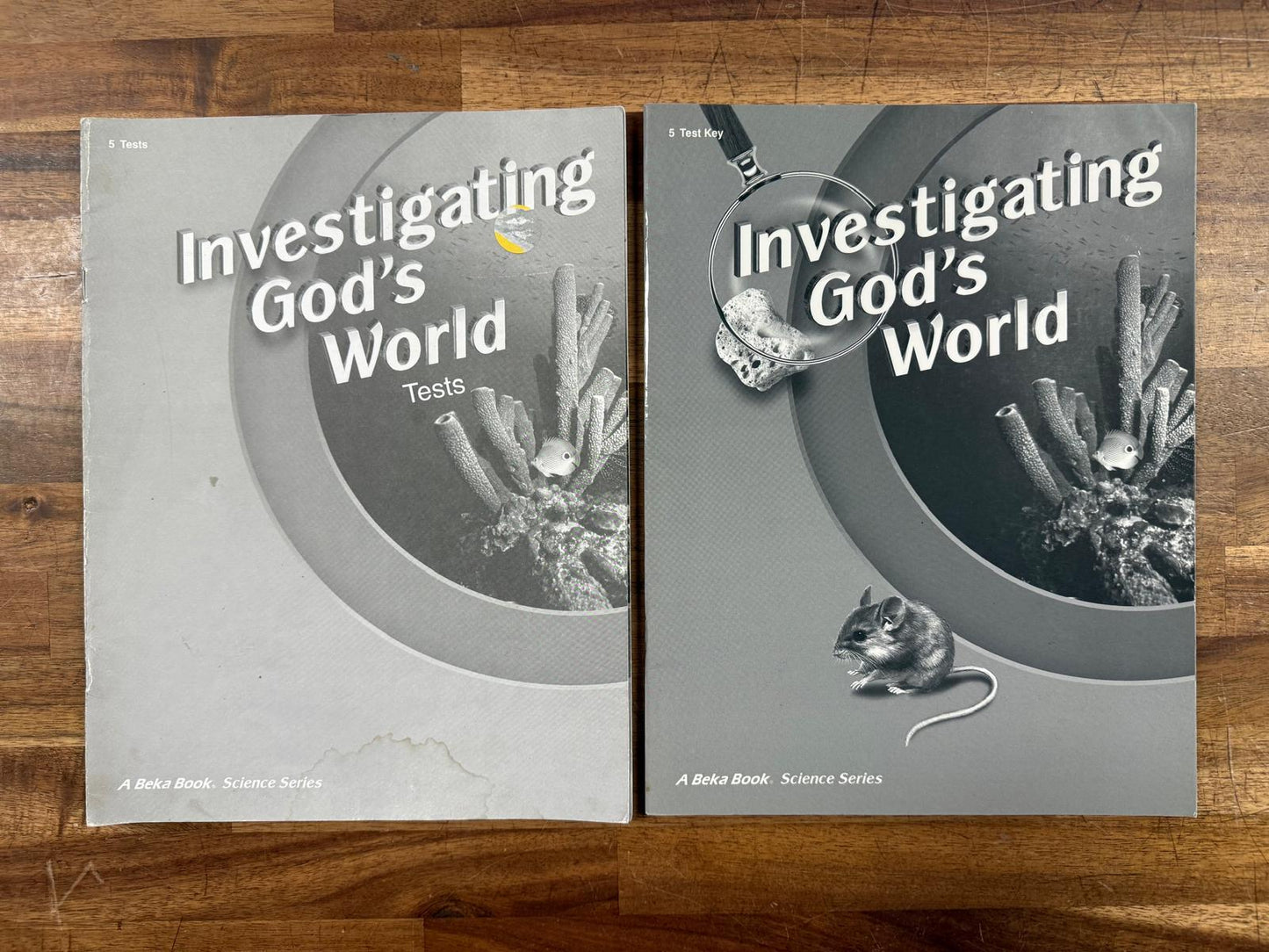 Abeka Science Investigating God's World Gr 5 4th Ed SET (VG)