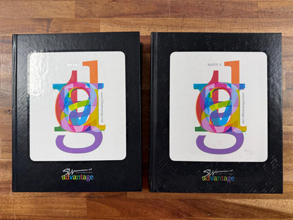 Southwestern Advantage Math Books 1 & 2 (HC, VG)