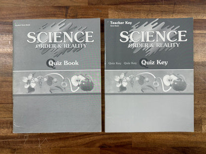 Abeka Science Order & Reality 2nd Ed Grade 7 SET (VG)