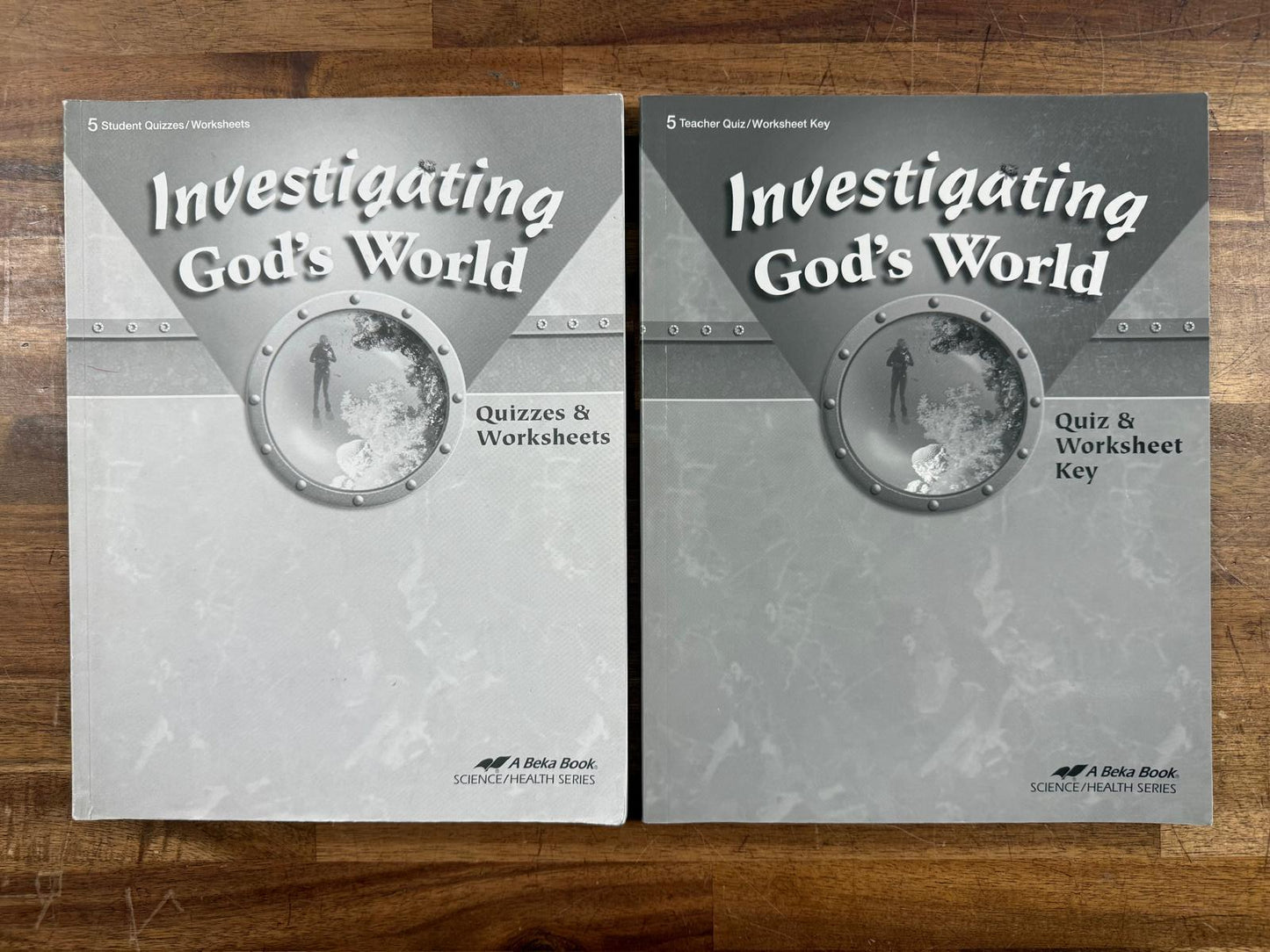 Abeka Science Investigating God's World Gr 5 4th Ed SET (VG)