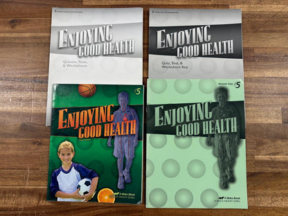Abeka Enjoying Good Health 3rd Ed Gr 5 SET of 4 (VG & Clean)