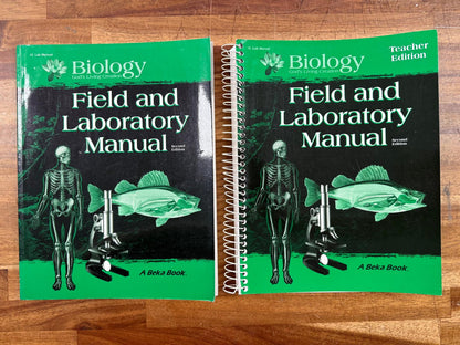 Abeka Biology 2nd Ed Gr 10 Text Lab Student Teacher SET (VG)
